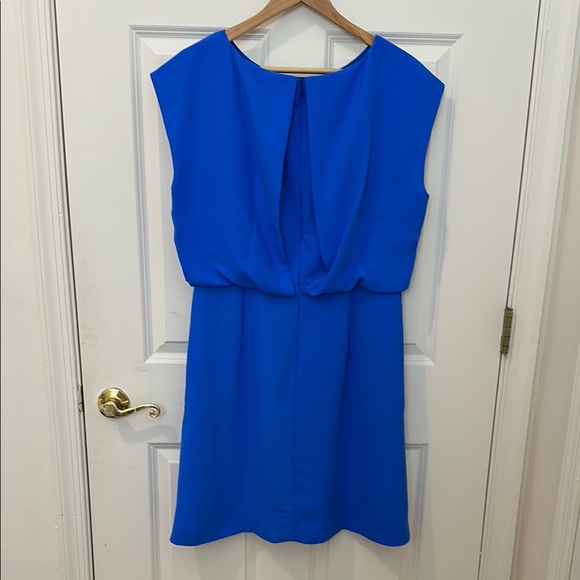 Banana Republic Blue Sheath Dress with Bateau Neckline - Picture 2 of 8